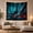 City Night Lights, variant on Futuristic Cyberpunk Cityscape With Glowing Teal and Red Lights, Energetic Digital Art for Gamers, Neon Lit Urban Wall Decor, Back to School Gift Tapestry Wall Hanging for Bedroom and Gaming Room