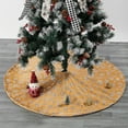 thumbnail image 3 of Toystoory Manta con inferior para árbol de Navidad, atmósferas temáticas, alfombrilla para suelo de Navidad, fotografía, decoración de adorno Kits de decoración para fiestas champán Toystoory HA065315-04, 3 of 6