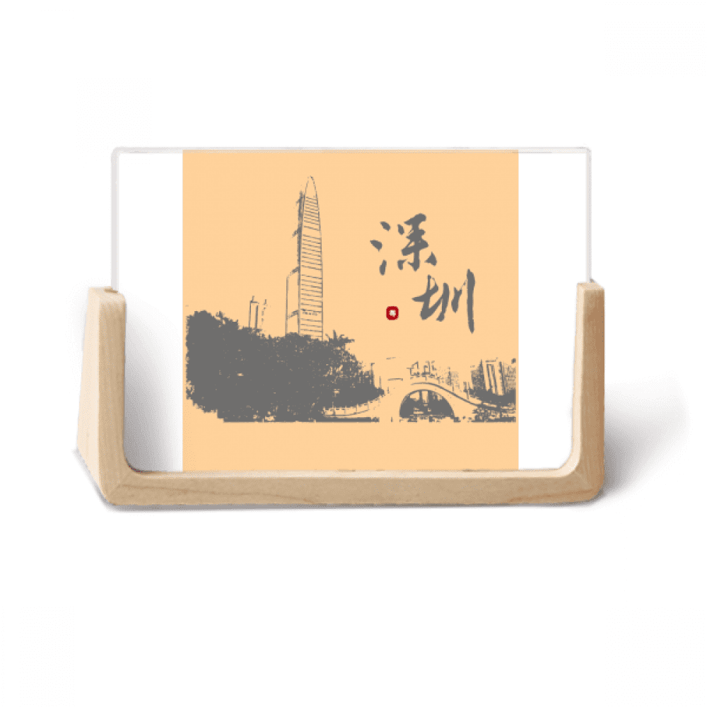Portray Delineate Depict Shenzhen Photo Wooden Photo Frame Tabletop