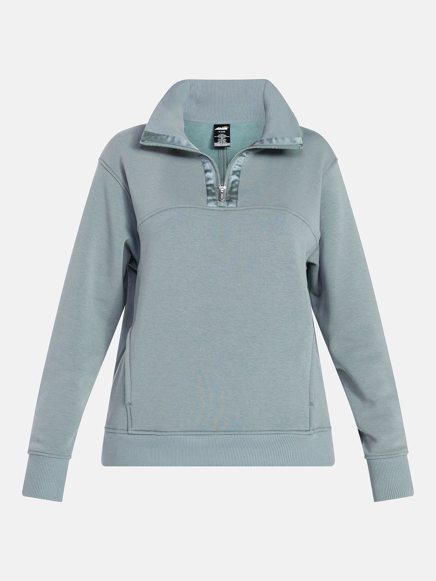 Avia Women's and Women's Plus Fleece Quarter Zip Pullover, Sizes XS-4X