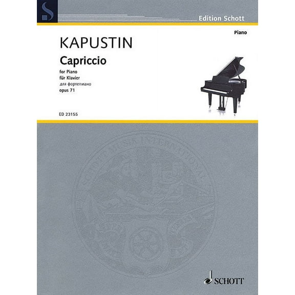 Capriccio Op. 71: Piano, (Paperback)