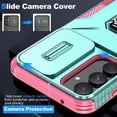 thumbnail image 2 of Funda para GANGXUN Samsung Galaxy A55 5G - Soporte metálico, Función magnética, Verde, 2 of 5