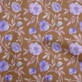thumbnail image 1 of oneOone Polyester Spandex Brown Fabric Floral Sewing Craft Projects Fabric Prints By Yard 56 Inch Wide, 1 of 4