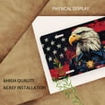 thumbnail image 3 of Patriotic Eagle in Uniform Front License Plate,Metal License Plate,Funny Standard Plates Personalized Novelty Decorative For Men/Women/Boys/Girls Car 6×12 Inch, 3 of 7