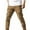 #499-Brown, variant on Handshe Men's Multi-Pocket Casual Cargo Pants with Adjustable Drawstring Stylish Sporty Outdoor Work Pants,Plus Size