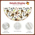 thumbnail image 3 of Bingfone Christmas Tree Skirt Mat Christmas Decoration Interior 48" -German Shepherd Dog, 3 of 6