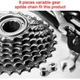 thumbnail image 4 of SHENMO 8 Pairs Lack Link for Bike 10 Speed ​​Chain, Silver, Reusable,, 4 of 5