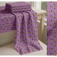 thumbnail image 6 of Soimoi Purple Cotton Cambric Fabric Peach Floral & Pineapple Fruits Decor Fabric Printed Yard 56 Inch Wide, 6 of 7
