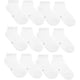 thumbnail image 1 of Calcetines suaves y cómodos para niños y niñas, calcetines para recién nacidos, calcetines de algodón para recién nacidos, Blanco, 00, 1 of 3