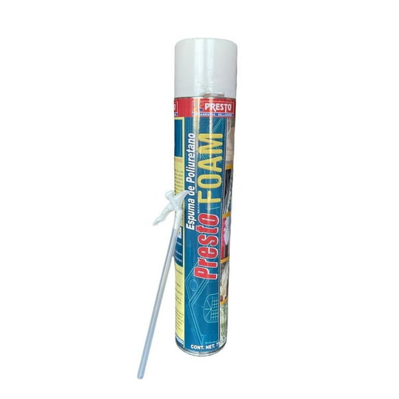 Espuma de poliuretano PRESTO Aislante Térmico Y Acústico Bote 750ml