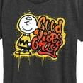 thumbnail image 3 of Peanuts - Good Vibes Only - Women's Short Sleeve Graphic T-Shirt, 3 of 6