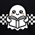 thumbnail image 3 of CafePress - Halloween Ghost Reading School - Kids Sweatshirt, Youth Crew Neck Sweatshirt, 3 of 4