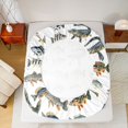 thumbnail image 5 of Castle Fairy Female Men Fishing And Hunting Queen Sheet Sets,Fish Animal Bed Set, 5 of 7