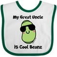 thumbnail image 3 of Inktastic Cool Beans Great Uncle Boys or Girls Baby Bib, 3 of 4