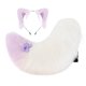 thumbnail image 1 of Accesorios Japoneses Para Cosplay Juego De Diademas Con Orejas De Animales Clip Con Cola Y Lazo Perfecto Para Fiestas Y Eventos De Halloween Accesorios Para Disfraces Para Mayores De 10 Años, 1 of 8