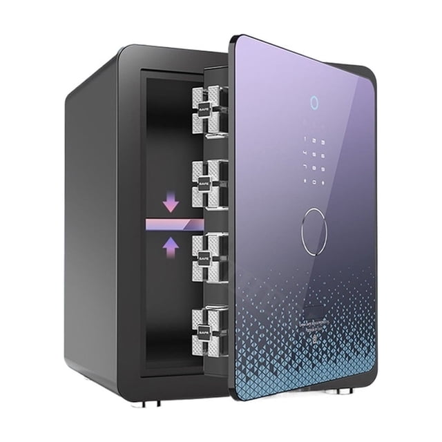 Safes Box,Smart Office Password Finrprint,All-Steel High Security Concealed Handle Safety Deposit ,Easy Installation