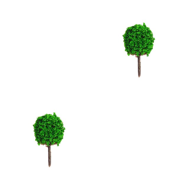 Sidaley Modelo de paisaje estático, adorno DIY, planta de simulación, construcción de paisaje, accesorios, árboles en miniatura, decoración de Tipo3 2piezas