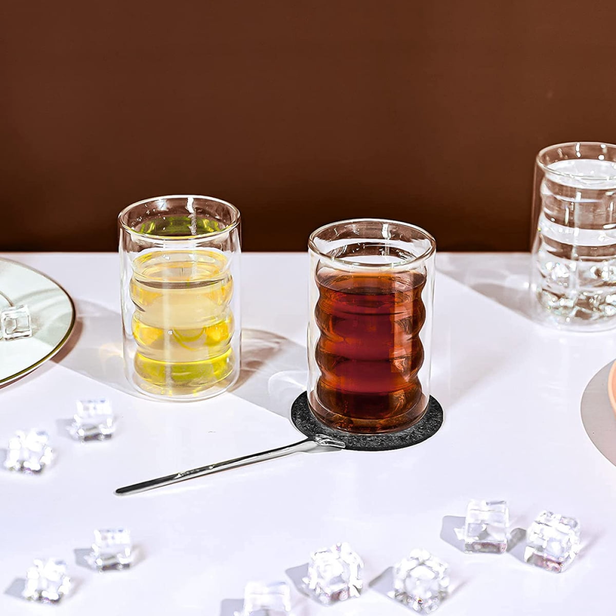 Latte Macchiato glass, double-walled 350 ml, coffee glass, thermo glass