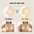 thumbnail image 4 of Sticky Bra Inserts Breast Lift Enhancers Padded Reusable Push up Bra Pads One-Sided for Bikini Sports Bra Swimsuit with Nipple Covers, 4 of 8