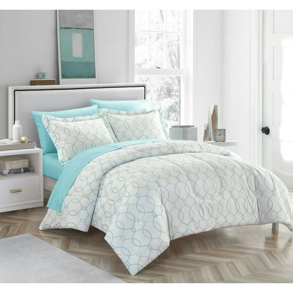 Nanshing Marilla Geometric 7-Piece Bed in a Bag Set