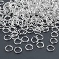 thumbnail image 5 of 500pcs Round Split Rings Double Loop Jump Rings Wire Ring Connectors for DIY Bracelet Necklace Keychains Crafts Jewelry Making, Bright Silver ,8 mm Outer Diameter, 5 of 8