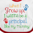 thumbnail image 4 of Inktastic Principal Like Mommy Boys or Girls Baby Bib, 4 of 4