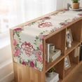 thumbnail image 6 of Mother's Day Table Runner, Spring Botanical Summer Flower Leaf Plant Washable Cotton Linen Table Runners 72 Inches Long, Dresser Scarf Runner for Dining/Coffee/Kitchen/TV Stands/Cabinets 13''x72'', 6 of 9