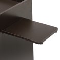 thumbnail image 3 of Modern Standing Podium Rolling Podium Wood Shelf Mobile Standing Laptop Presentation Desk Laptop Holder, 3 of 32