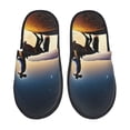 thumbnail image 1 of Fotbe Azure Sky Western Desert Cowboy Pantuflas Peludas para Mujer con Estampado, Zapatillas de Peluche, Zapatos de Invierno para Casa, Uso Interior y Exterior-Large, 1 of 8