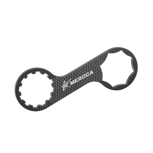 Soidarity Cubierta de horquilla delantera profesional, extensor de llave inglesa, herramienta de reparación de bicicletas, palanca, herramienta Ciclismo Negro