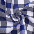 thumbnail image 5 of BalsaCircle Navy Blue Patriotic Veterans Day 54"Square Tablecloth Gingham Checkered Polyester Washable 4th of July Linen, 5 of 8