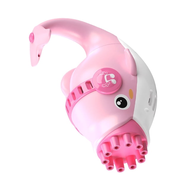 Tholdsy Cámara de dibujos animados máquina de burbujas delfín de burbujas que sopla jabón automático para niños verano al aire libre Juguetes Rosado Tholdsy FN000521-01B