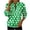 #0362-Multicolor, variant on Pincandy Women's St. Patrick's Loose Crew Neck Long Sleeve Sweatshirt