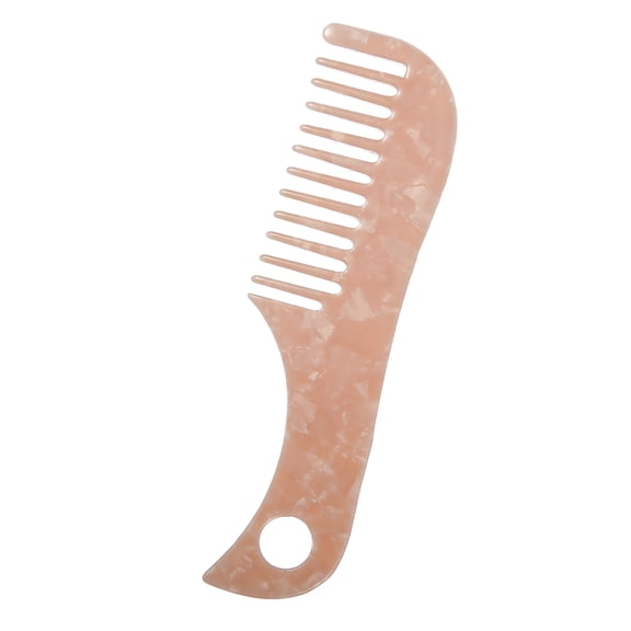 Vocoste Wide Tooth Comb Acetate Wide Comb for Curly Hair Thick Hair Wet Hair Pink