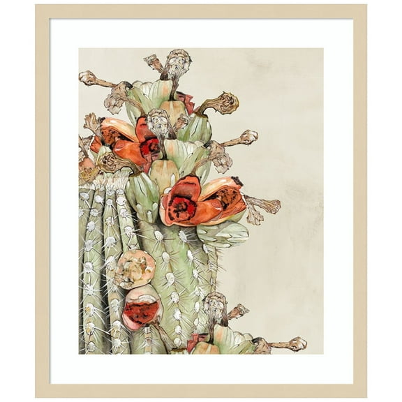 Amanti Art Country Roads II Wood Framed Wall Art Print