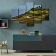 thumbnail image 4 of TISHIRON 5PCS Framed Canvas Wall Art Set,60"x40" Modern Golf Course Landscape Canvas Art Decor, 4 of 7