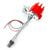 thumbnail image 6 of Pertronix D100711 Flame-Thrower Billet Distributor with Ignitor II Electronics. Vacuum Advance. Red Male Style Cap Fits select: 1967-1973 CHEVROLET CAMARO, 1969-1976 CHEVROLET C10, 6 of 9