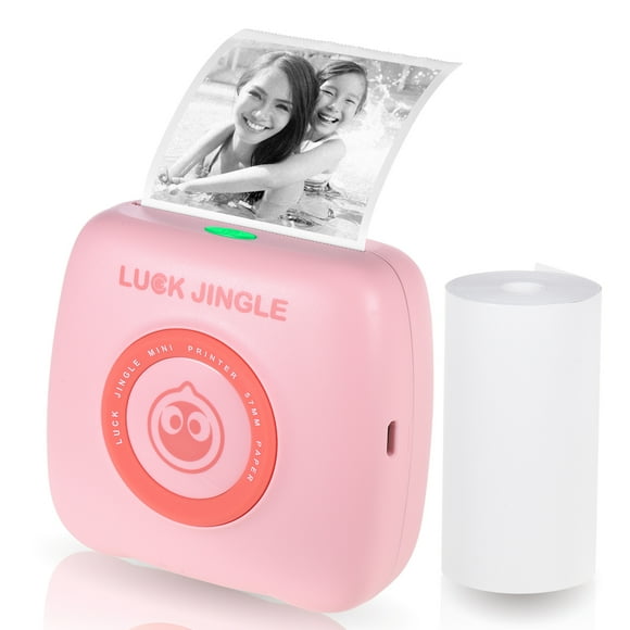 Amdohai Pocket Printer BT Wireless Photo Printer Portable Thermal Printer 203dpi for Photo Picture Receipt Memo Note Sticker Label List Support 10 Languages Compatible with Android iOS