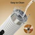 thumbnail image 5 of Miroco Milk Frother with Hot & Cold Milk Functionality, Automatic Stainless Steel Milk Steamer for Home, Silver, 5 of 7