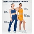 thumbnail image 6 of Nirlon Y Back Adjustable Sports Bras For Women - Nirlux Camisole Sports Bra, Stretchy Womens Tops Soft Workout Tops For Women (Navy, 12), 6 of 6