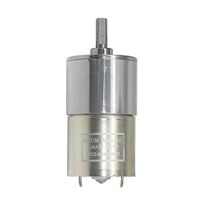 Mini DC 12V Motorreductor Micro reductor de eléctrico Motorreductor Eje de salida Caja de engranajes de 6 mm de diám 12V 270rpm
