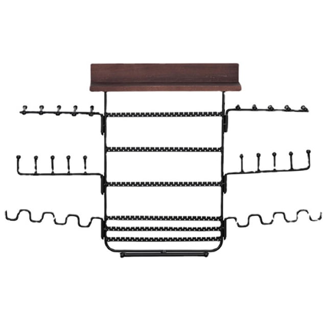 Montadas en , Repisa de Estante de , Soporte de Baratija Colgante de Granja Rústica para Colres, Pulseras, Sunnimix Organizador de joyas