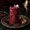 Red, variant on Halloween Drip Face Candle, Gothic Horror Pillar Candle for Spooky Table Centerpiece and Party Home Decor (Red)