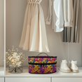 thumbnail image 4 of HELLHERO Dustproof Portable Carrying Case Easy Storage Cleaning Travel Iron Organizer Retro Floral Pattern Christmas, Bag Only, 4 of 6