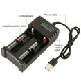 thumbnail image 5 of Universal USB Dual Slot Battery Charger For 3.7V 18650 16340 14500 26650 Li-ion, 5 of 5