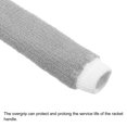 thumbnail image 4 of Unique Bargains Anti Skid Sweatband Nylon Badminton Racket Towel Grip Tennis Racquet Overgrip Light Grey 2 Pack, 4 of 6
