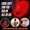 thumbnail image 4 of Hey Play Indoor/Outdoor Light Up Football - LED Glow Football Size 6 for Kids Ages 8 and Up, Orange, 4 of 8