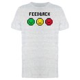 thumbnail image 1 of Feedback Three Emojis Pixel Tee Men's -Image by Shutterstock, 1 of 1