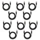 thumbnail image 2 of Cable de 10 PCS CCTV BNC, Video del cable de la Cámara de Seguridad Cable Cable de Cobre BNC 1M, 2 of 8