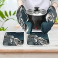 thumbnail image 6 of Funny Astronaut Oven And Pot Holders Sets, Heat Resistant Pads Kitchen Decor for Cooking Baking BBQ Grilling, Christmas Kitchen Gifts, 6 of 6